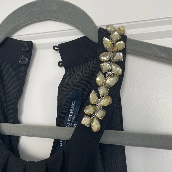 Black Dress with Gem Detail - Picture 3 of 3